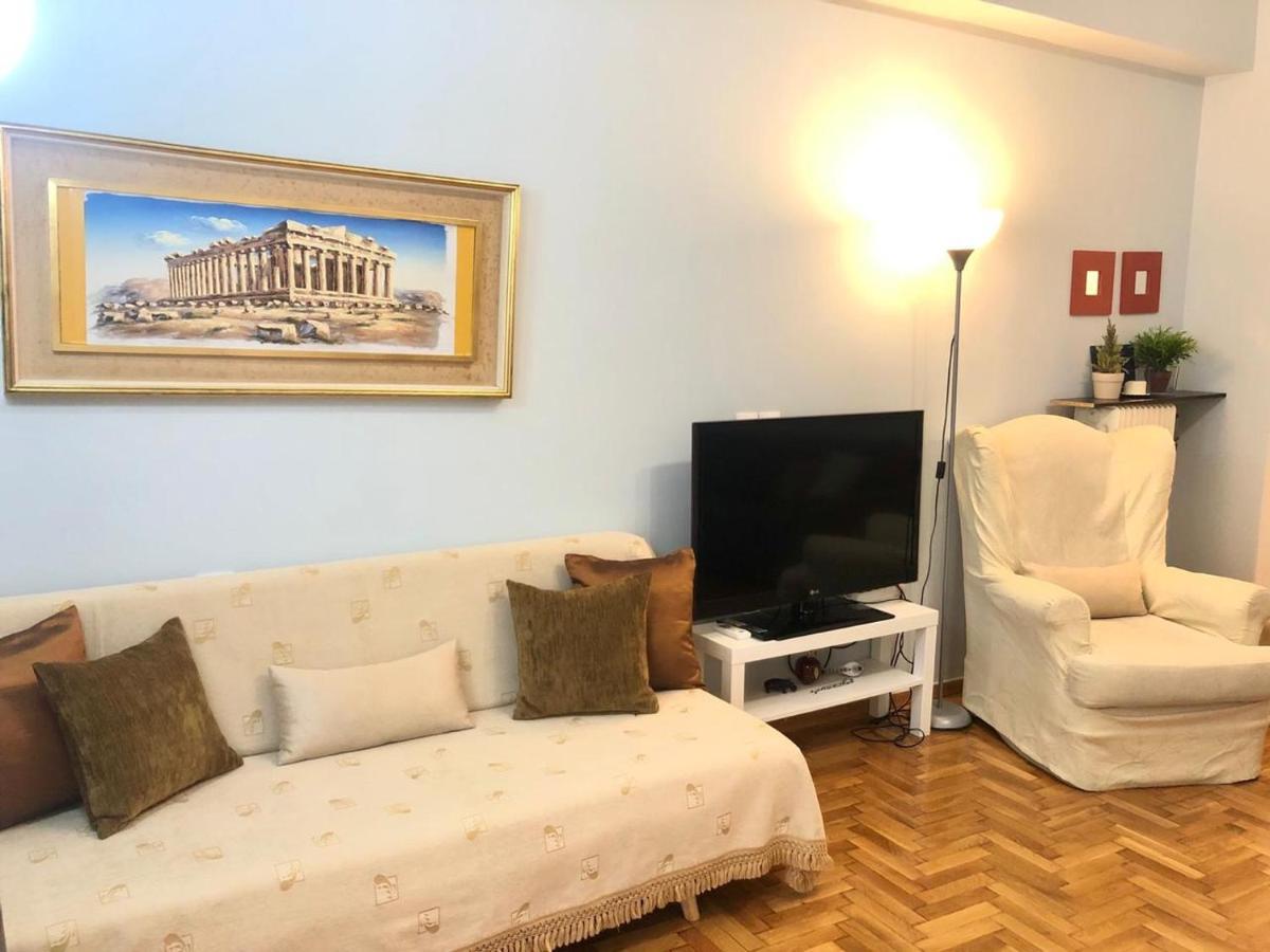 Comfortable Apt , 5 Min Walk To Acropolis Athen Exterior foto